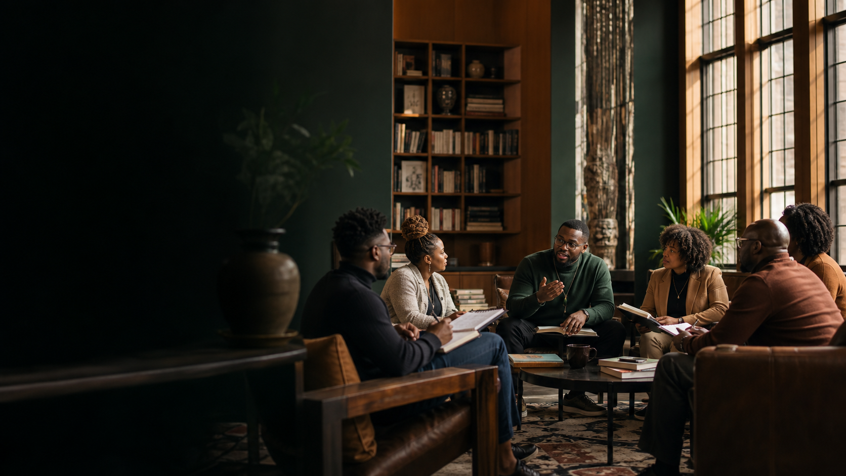 Doctor of Ministry students gathered in collaborative conversation